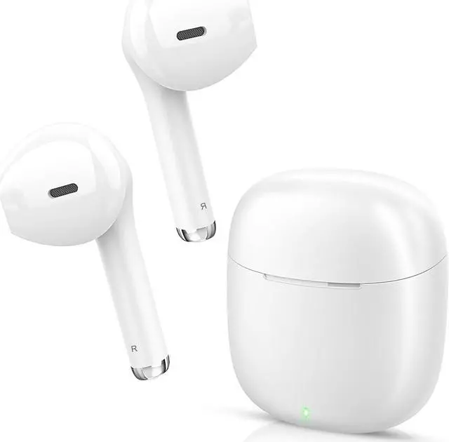 Main image of yobola Wireless Earbuds, Bluetooh Earbuds, Deep Bass Light Weight Mini Wireless Headphones for Running/Fitness, 25Hrs Playtime, Built-in Microphone, Touch Control, IPX5 Waterproof