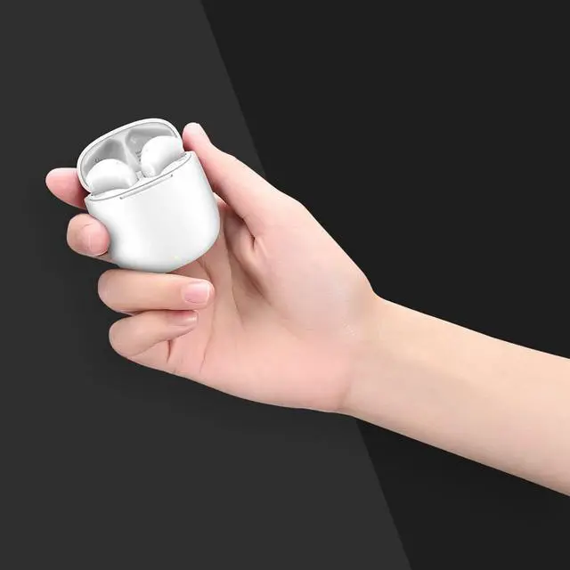 Alt view image 7 of 7 - yobola Wireless Earbuds, Bluetooh Earbuds, Deep Bass Light Weight Mini Wireless Headphones for Running/Fitness, 25Hrs Playtime, Built-in Microphone, Touch Control, IPX5 Waterproof