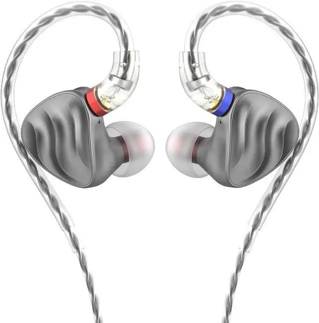 Main image of FiiO FH3 HiFi Earphones 3 Drivers (1 Dynamic + 2 Knowles BA), in-Ear Earphones High Resolution, Bass Sound, High Fidelity for Smartphone/PC/Tablet (Titanium)
