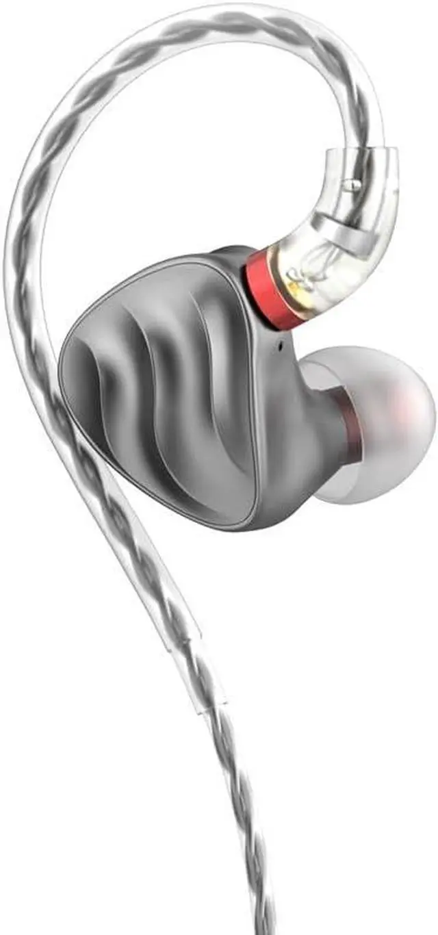 Alt view image 2 of 3 - FiiO FH3 HiFi Earphones 3 Drivers (1 Dynamic + 2 Knowles BA), in-Ear Earphones High Resolution, Bass Sound, High Fidelity for Smartphone/PC/Tablet (Titanium)