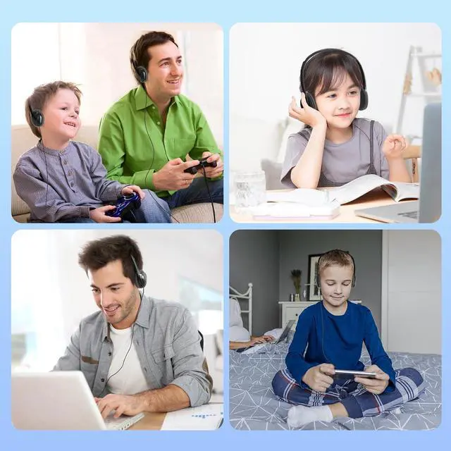 Alt view image 7 of 7 - 30 Pack Headphones Bulk Adjustable Classroom Headphones Library on Ear Headphones Wholesale School Headphones with Wire 3.5 mm Plug for Student, Kids, Adults