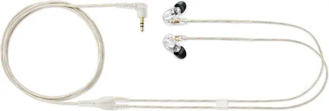 Alt view image 4 of 7 - Shure SE215 PRO Wired Earbuds - Professional Sound Isolating Earphones, Clear Sound & Deep Bass, Single Dynamic MicroDriver, Secure Fit in Ear Monitor, Plus Carrying Case & Fit Kit - Clear (SE215-CL)