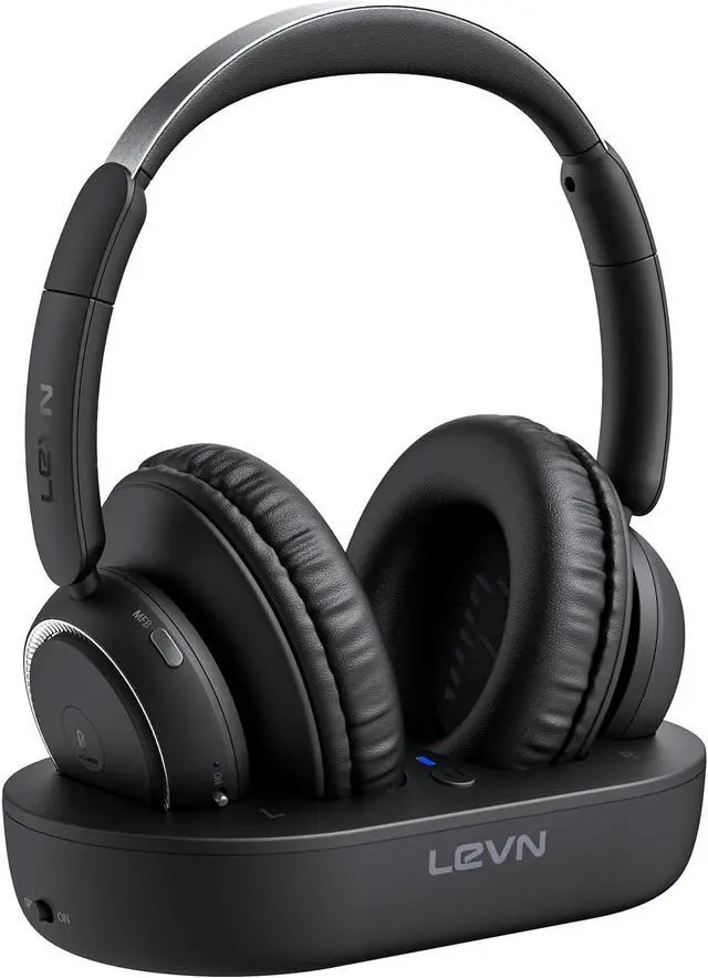 Main image of Wireless Headphones for TV Watching, TV Headphones Wireless for Seniors with Transmitter Charging Base, Hea-impaired, No Audio Delay Blutooth 5.2, Plug and Play, Gifts for Elderly