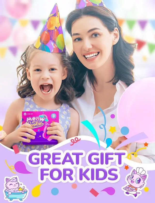 Alt view image 7 of 7 - iClever Kids Bluetooth Headphones, Light Up Cat Ear,60H Playtime, USB C Fast Charging, Safe Volume 74/85dBA, Bluetooth 5.3,Kids Headphones Wireless AUX Cord for iPad Tablets Travel,Meow Cookies-Purple