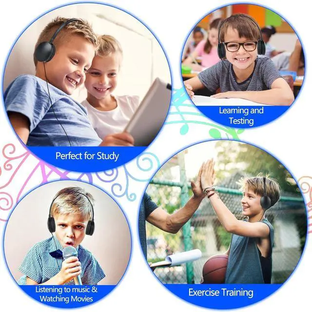 Alt view image 5 of 7 - Kids Headphones Bulk 30 Pack for School Students Children Teen Boys Girls, Wholesale Earphones for Classroom (H003 Black)