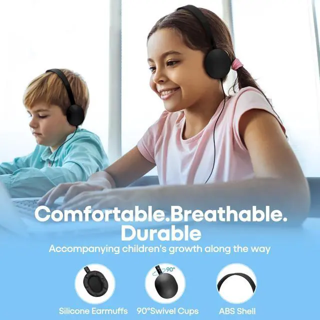 Alt view image 3 of 7 - CN-Outlet Bulk Earbud Headphones 25 Pack for Classroom Kids,Wholeslae Wired Durable Earphones Class Set for Students Children Toddler Teens Boys Girls and Adult(CN102,Black)