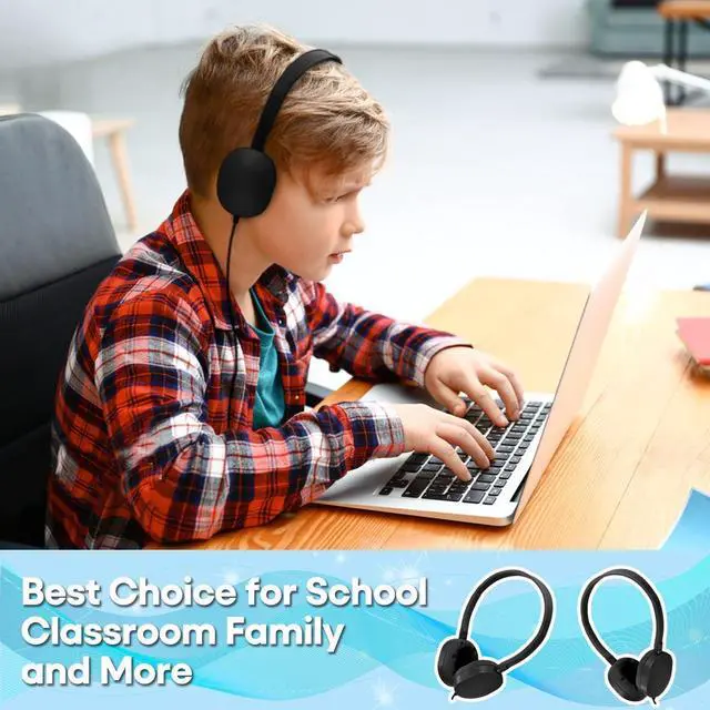 Alt view image 6 of 7 - CN-Outlet Bulk Earbud Headphones 25 Pack for Classroom Kids,Wholeslae Wired Durable Earphones Class Set for Students Children Toddler Teens Boys Girls and Adult(CN102,Black)