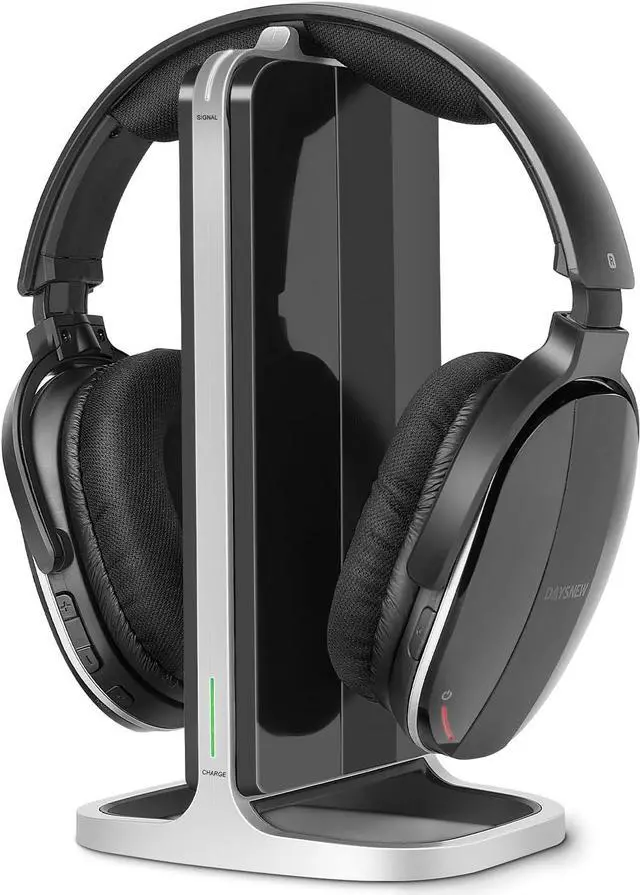 Main image of Wireless Headphones for TV Watching with Charging Dock & RF Transmitter, Over Ear TV Headset for Seniors, Compatible with All Televisions
