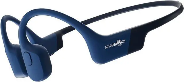 Main image of AFTERSHOKZ Aeropex Open-Ear Wireless Bone Conduction Headphones, IP67 Rated, Blue Eclipse