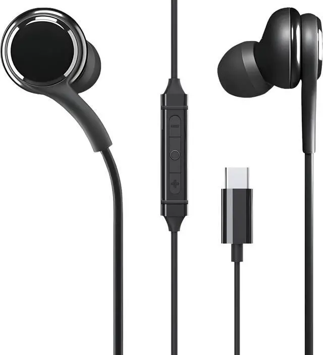Main image of Betron Earphones, Wired in-Ear Headphones with Microphone, USB Type C Earbuds for Samsung S24 S23 FE S22 S21 S20 A53 A54 for iPhone 16 and 15