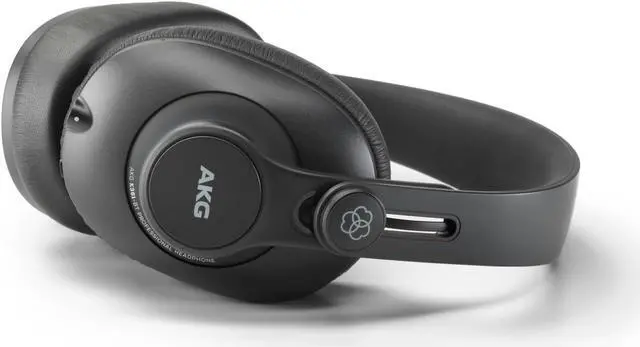 Alt view image 5 of 5 - AKG Pro Audio K361BT Bluetooth Wireless or Wired, Over-Ear, Closed-Back, Light Weight, Foldable, Professional Recording Studio Headphones, Studio Monitor Mixing, Podcast, DJ Stereo Headsets, Black