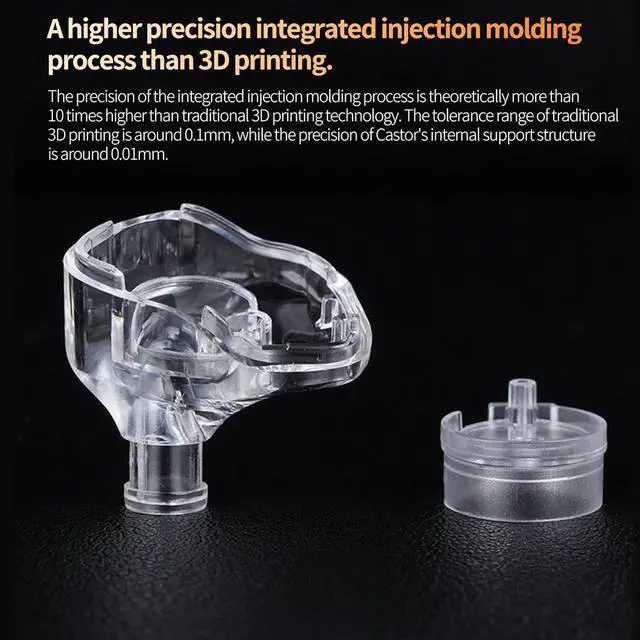 Alt view image 5 of 7 - KZ Castor IEM, kz in Ear Monitor Earbuds with Dual Dynamic Drivers for Musicians Singers, Tunable in-Ear Earphones Headphones with 2dd Drivers, Adjusting Switch, Silicone Eartips (Standard Version)