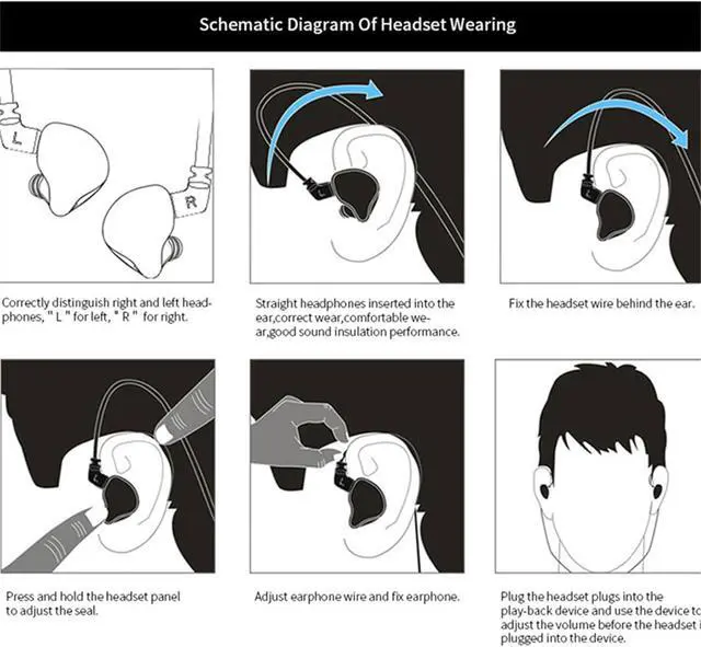 Alt view image 7 of 7 - KZ ZSN PRO in-Ear Headphones, Gaming Earbuds, HiFi KZ in Ear Monitor, High Fidelity Bass Wired Earbuds Earphones with 1DD 1BA Hybrid Driver & 3.5mm Audio Plug Detachable Cable (Blue Without Mic)