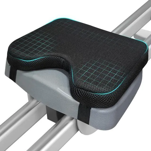 Main image of Rowing Machine Seat Cushion, MERACH Rower Seat Cushion, 2 Strap Fixation, Custom Memory Foam, Washable Cover, Ideal for Concept2 and Other Rowing Machines - Rower Accessories and Seat Pad