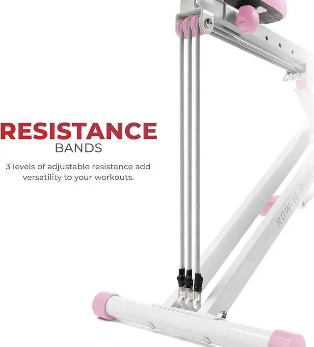 Alt view image 5 of 7 - Sunny Health & Fitness Row N Ride Squat Machines for Home Glutes and Abs Db Method The Assist Trainer Workout Exercise Gym Butt Builder Equipment