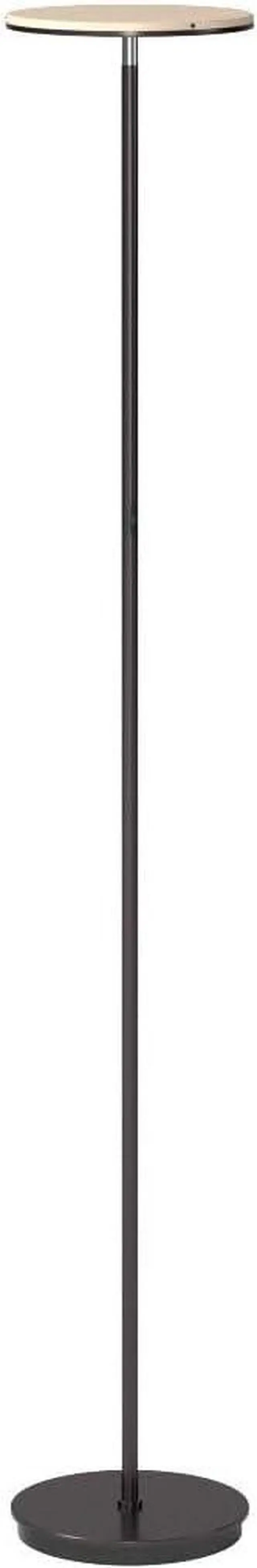 Alt view image 4 of 7 - Brightech Sky Flux Dimmable LED Floor Lamp  Super Bright Floor Lamp for Living Room and Offices  Torchiere Standing Lamp with 3 Light Options, Tall Lamp for Bedroom Reading and More - Bronze