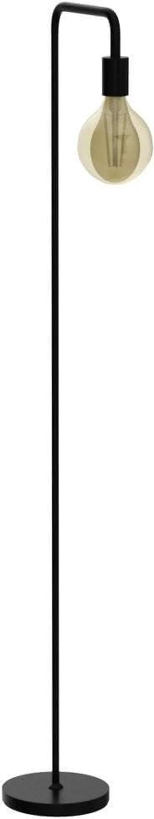 Alt view image 4 of 7 - BoostArea Floor Lamp, Industrial Floor Lamp, 63 Inch Standing Lamp, E26 Socket, On/Off Footswitch, Whole Metal, ETL Listed, Modern Floor Lamp for Bedroom, Living Room, Minimalist, Vintage, Mid Century