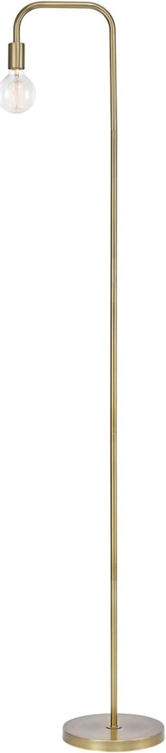 Main image of Globe Electric 67068 Holden 70" Floor Lamp, Matte Brass, in-Line On/Off Foot Switch