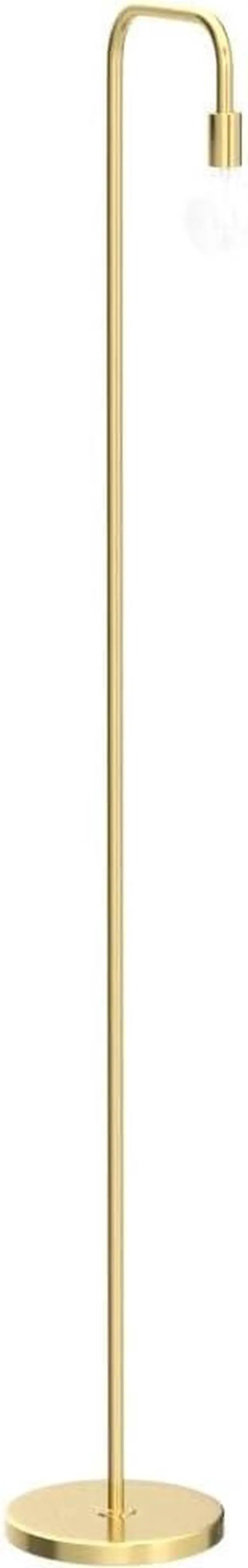 Alt view image 4 of 7 - Globe Electric 67068 Holden 70" Floor Lamp, Matte Brass, in-Line On/Off Foot Switch