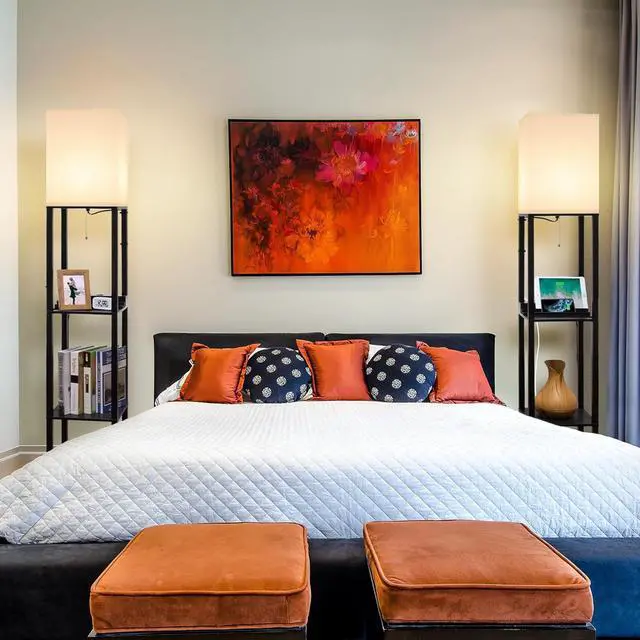 Alt view image 2 of 7 - SHINE HAI 3-in-1 Shelf Floor Lamp with 1 USB&Type C&1 AC Outlet, 3-Tiered LED Shelf Lamp, Shelf & Storage Floor Lamp Combination Modern Standing Light