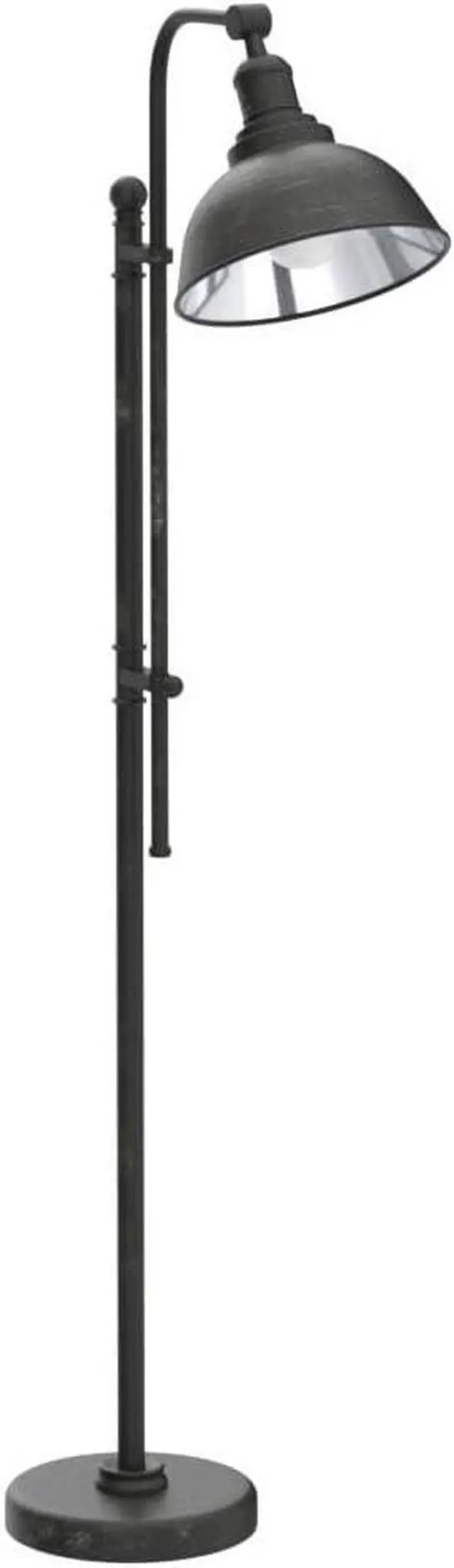 Alt view image 4 of 7 - VONLUCE Floor Lamp, 65'' Tall Industrial Floor Lamp, Adjustable Height & Head Vintage Metal Standing Reading Pole Lamp, Floor Lamps for Living Room, Bedroom, Office, Farmhouse