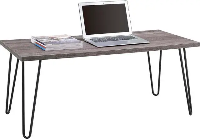 Alt view image 5 of 7 - Ameriwood Home Owen Retro Coffee Table, Distressed Gray Oak