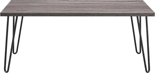 Alt view image 6 of 7 - Ameriwood Home Owen Retro Coffee Table, Distressed Gray Oak