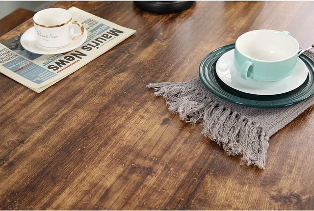 Alt view image 5 of 7 - SogesPower 3 Piece Dining Table Set Kitchen Dining Table with 2 Benches Breakfast Table, Coffee Table Set, Home Office Table Set, Computer Table for 2, Nesting Table Set