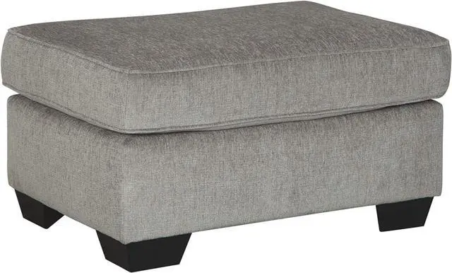 Main image of Signature Design by Ashley Altari Modern Rectangular Accent Ottoman, Light Gray