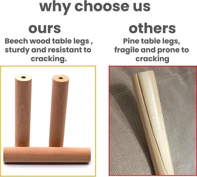 Alt view image 7 of 7 - LUCKNOCK Solid Wood Side Table, 2-Tier Boho End Table with Storage Shelf, Slim Nightstand Bedside Table for Small Spaces, Bedroom, Living Room, Farmhouse, No-Tool Assembly.