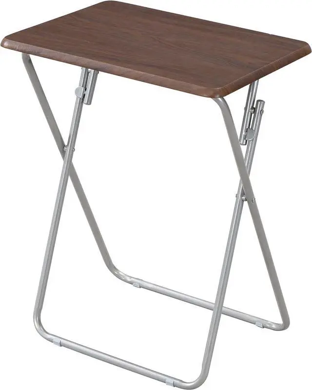 Alt view image 4 of 7 - eHemco Folding TV Tray Tables for Eating, 19 by 15 by 26 Inches, Coffee, Set of 2