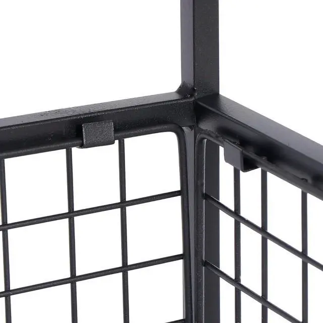 Alt view image 7 of 7 - Side Tables Set of 2, End Table w/Wire Storage Basket, Small Fridge Stands Coffee Tables Nightstands for Living Room Bedroom