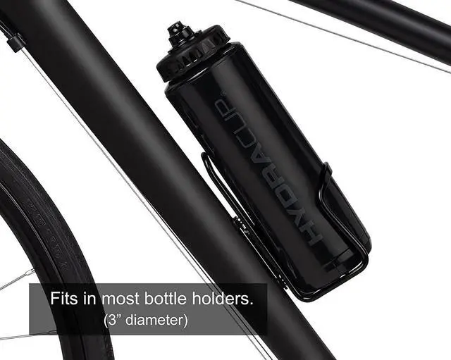 Alt view image 6 of 7 - Hydra Cup Sport [4 Pack] 32 oz Squeeze Water Bottles, Fast Flow Sports Water Bottle with Ball Blender Whisk, Bike & Cycling Water Bottle, Travel To Go, BPA Free (Dark Colors)