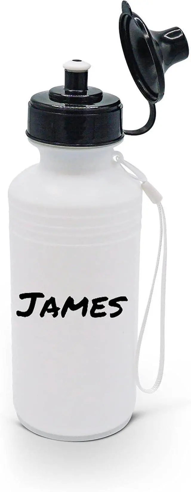 Alt view image 6 of 7 - 4E's Novelty Sports Water Bottles Bulk (12 Pack) 18 oz Squeeze Reusable Plastic White Water Bottle, BPA Free, School Kids Water Bottles Party Favor Gift Giveaways