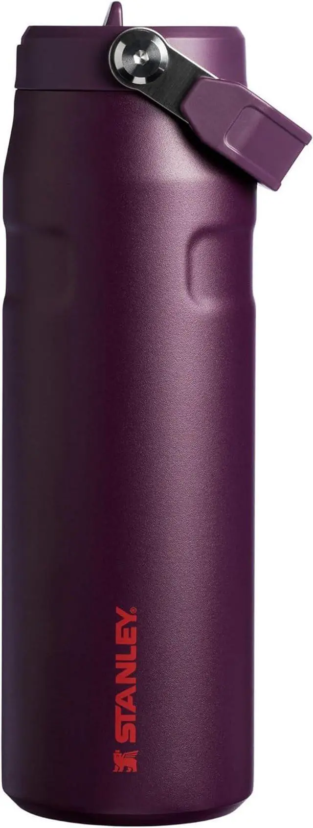 Main image of Stanley IceFlow Flip Straw 2.0 Water Bottle 24 oz | Built-In Straw for Travel and Sports | Lightweight and Leak Resistant | Insulated Stainless Steel | BPA-Free | Plum