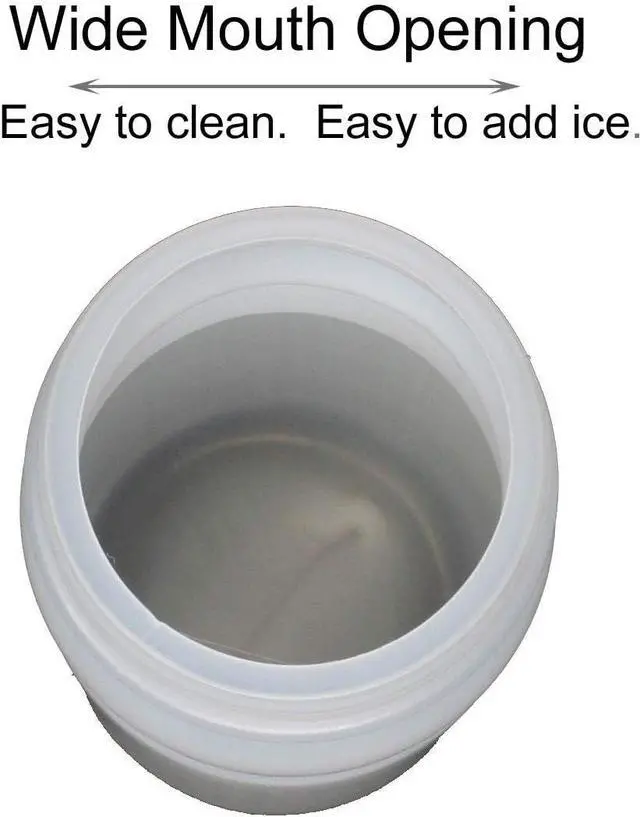 Alt view image 3 of 7 - Rolling Sands 20 Ounce Sports Water Bottles 6 Pack, BPA-Free, Made In USA, Dishwasher Safe, Clear Frost Bottles/Rainbow Lids