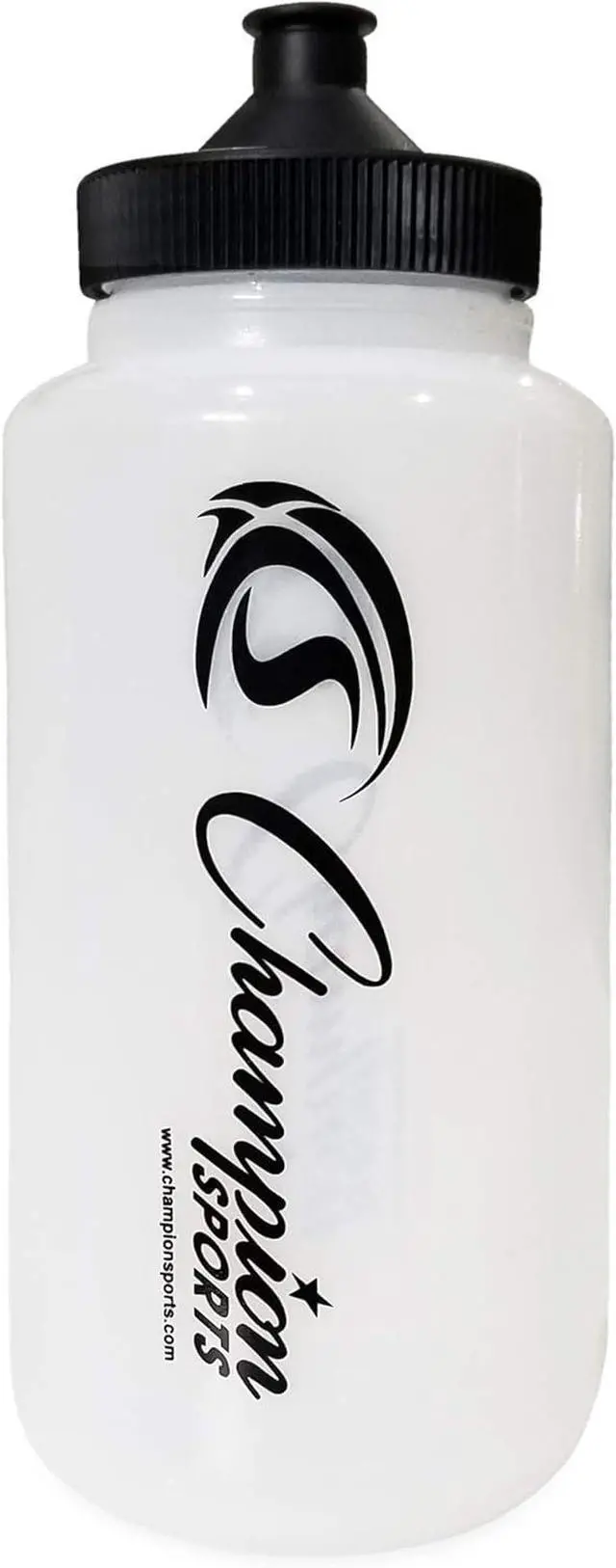 Alt view image 3 of 7 - Champion Sports Plastic Water Bottle Set, Quart, Black