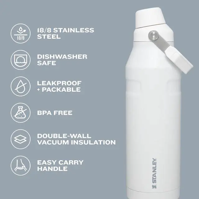 Alt view image 4 of 7 - Stanley IceFlow Fast Flow Water Bottle | Angled Spout Lid | Lightweight & Leakproof for Travel & Sports | Insulated Stainless Steel | BPA-Free