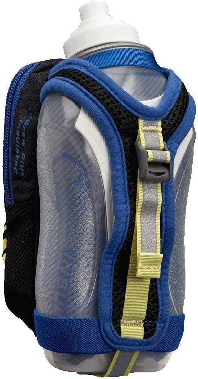 Alt view image 2 of 7 - Nathan Water Bottle Handheld, Grip-Free Running Water Bottle Handheld, SpeedDraw Plus Insulated Flask, Handheld Running Water Bottle for Runners, Hiking, etc. Sports Water Bottles