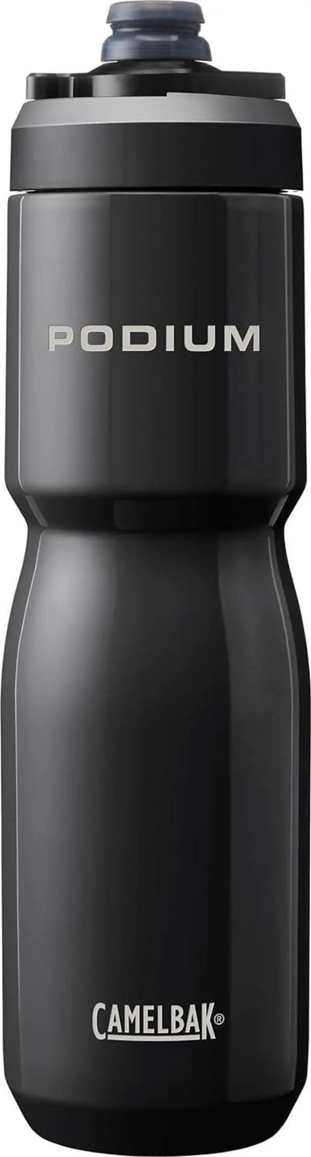 Main image of CamelBak Podium Steel Insulated Stainless Steel Bike Water Bottle  for Cycling, Fitness & Sports- Fits Most Bike Cages, 22oz - Black