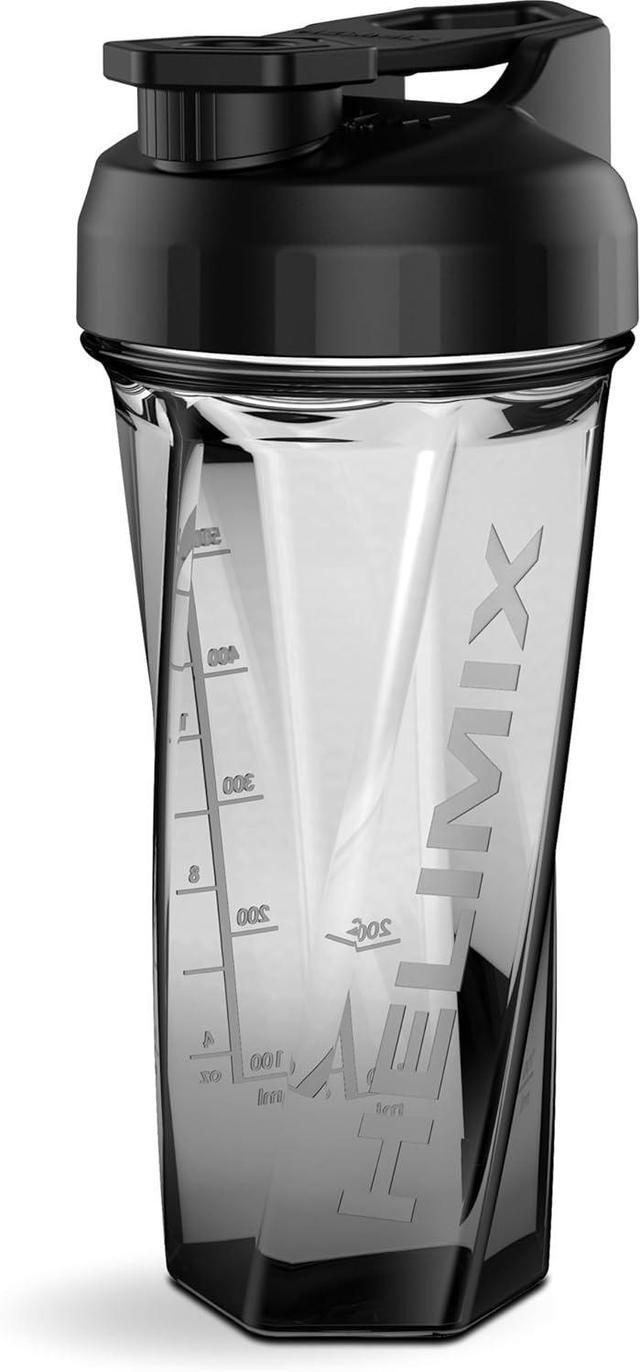 Main image of HELIMIX 2.0 Vortex Blender Shaker Bottle Holds upto 28oz | No Blending Ball or Whisk | USA Made | Portable Pre Workout Whey Protein Drink Cup | Mixes Cocktails Smoothies Shakes | Top Rack Safe
