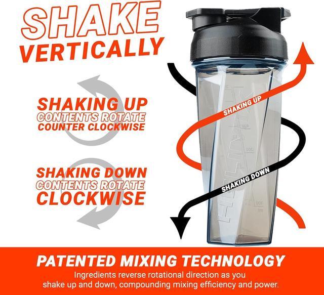 Alt view image 4 of 7 - HELIMIX 2.0 Vortex Blender Shaker Bottle Holds upto 28oz | No Blending Ball or Whisk | USA Made | Portable Pre Workout Whey Protein Drink Cup | Mixes Cocktails Smoothies Shakes | Top Rack Safe