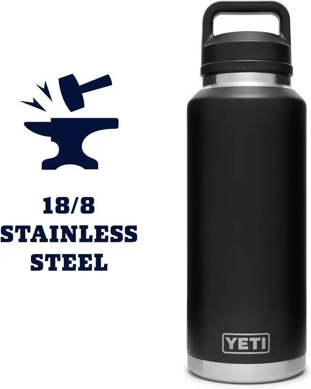 Alt view image 5 of 6 - YETI Rambler 46 oz Bottle, Vacuum Insulated, Stainless Steel with Chug Cap