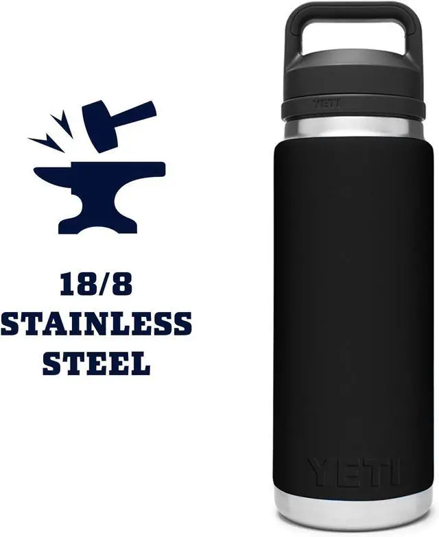Alt view image 6 of 7 - YETI Rambler 26 oz Bottle, Vacuum Insulated, Stainless Steel with Chug Cap