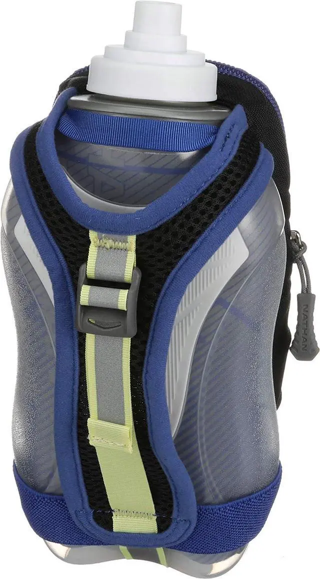 Alt view image 4 of 7 - Nathan Water Bottle Handheld, Grip-Free Running Water Bottle Handheld, SpeedDraw Plus Insulated Flask, Handheld Running Water Bottle for Runners, Hiking, etc. Sports Water Bottles