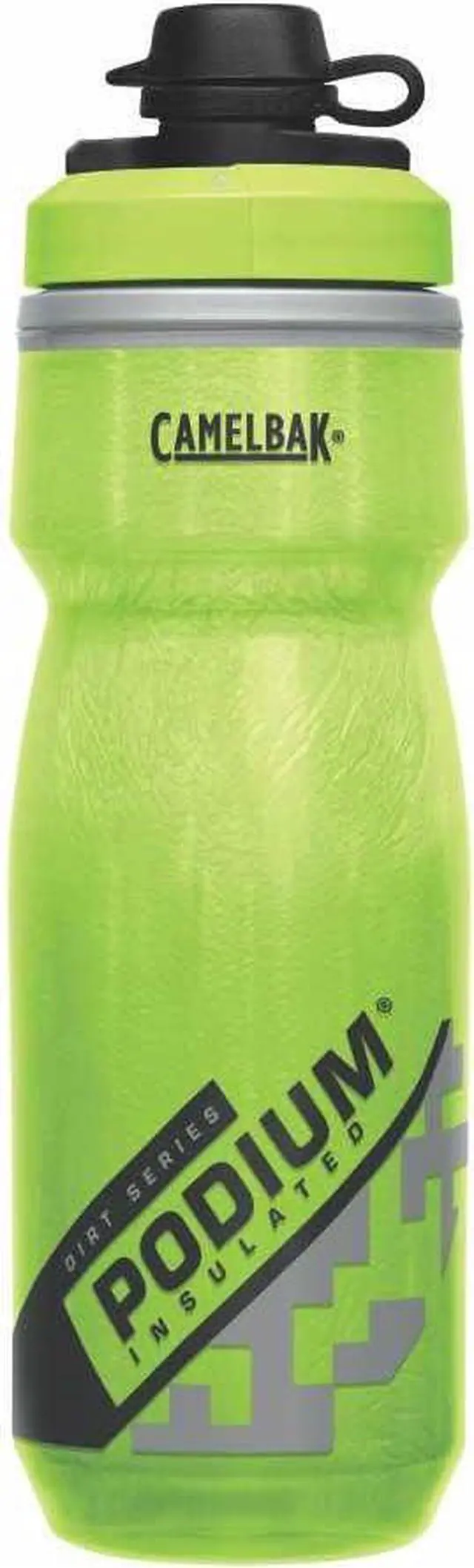 Main image of CamelBak Podium Dirt Series Chill Insulated Mountain Bike Water Bottle 21oz, Lime
