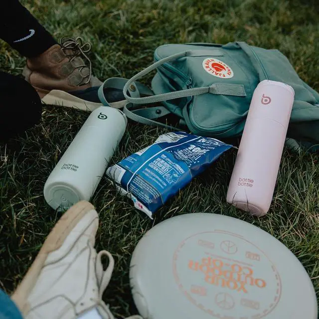 Alt view image 6 of 7 - BOTTLE BOTTLE Insulated Water Bottle 24oz with Straw Lid and Handle for Sports Travel Gym Stainless Steel Water Bottles Double-Wall Vacuum Metal Thermos Leak Proof BPA-Free