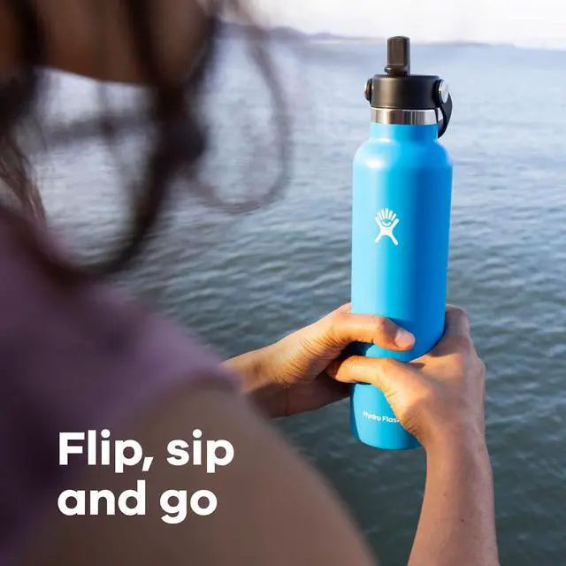 Alt view image 6 of 7 - Hydro Flask Standard Flex Straw Cap Trillium 24 Oz