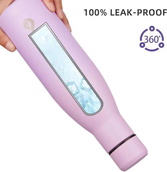 Alt view image 4 of 6 - BJPKPK 25oz Insulated Stainless Steel Water Bottles Reusable Metal Travel Sports Water Bottle Keep Cold and Hot,Dreamy Purple