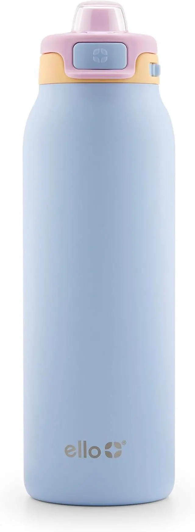 Main image of Ello Pop & Fill Stainless Steel Water Bottle with Quick Fill Technology, Double Walled Vacuum Insulated Metal, Leak Proof Locking Lid, Sip & Chug, BPA Free, Holiday Gift for Him Her, 22oz, 32oz, 40oz